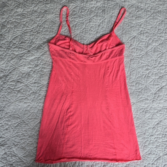 Aritzia Wilfred Highlighter Pink Bustier Corset Style Camisole Tank Top - Picture 3 of 4